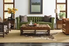 living-room-knoxville-furniture-green_leather_sofa